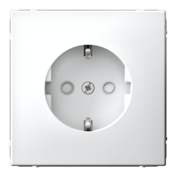 Розетка SE ArtGallery 2P+E 16А быстрозажимные клеммы шторки белая