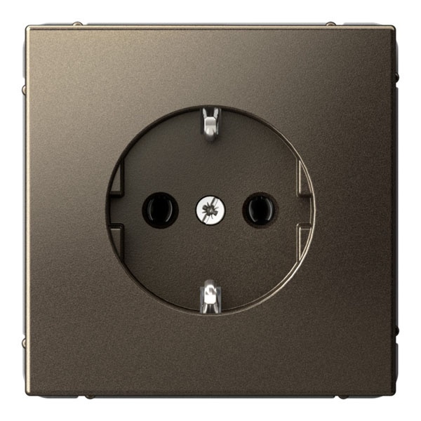Розетка SE ArtGallery 2P+E 16А быстрозажимные клеммы мокко