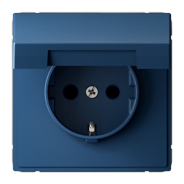 Розетка SE ArtGallery 2P+E 16А быстрозажимные клеммы шторки крышка IP20 аквамарин