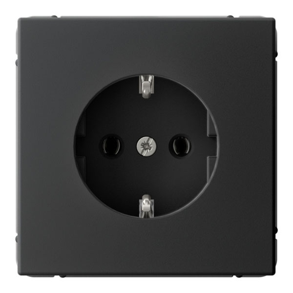 Розетка SE ArtGallery 2P+E 16А быстрозажимные клеммы карбон