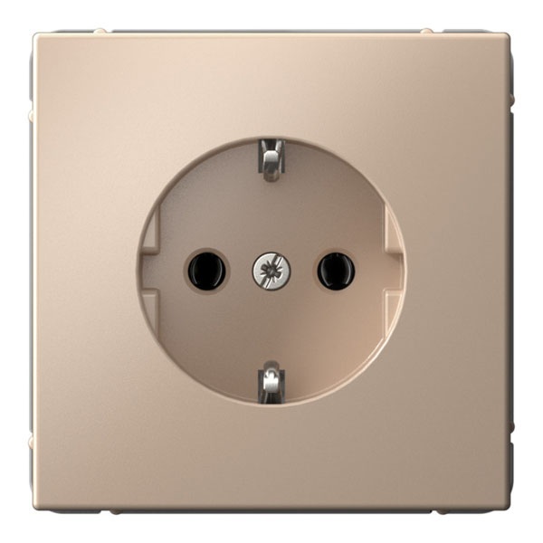 Розетка SE ArtGallery 2P+E 16А быстрозажимные клеммы песочный