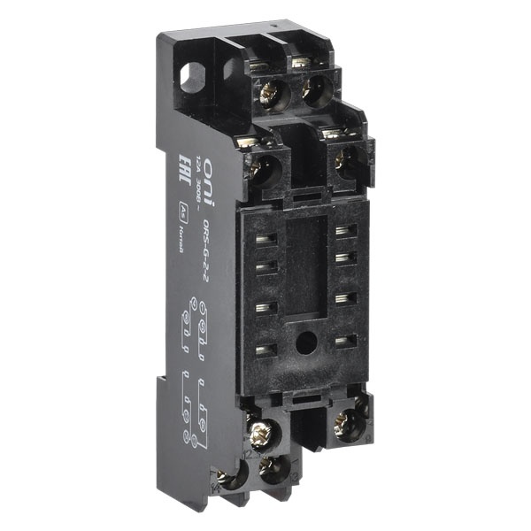 Розетка ONI (ИЭК) ORS-G-2-2 для реле OGR-2 2NO/NC