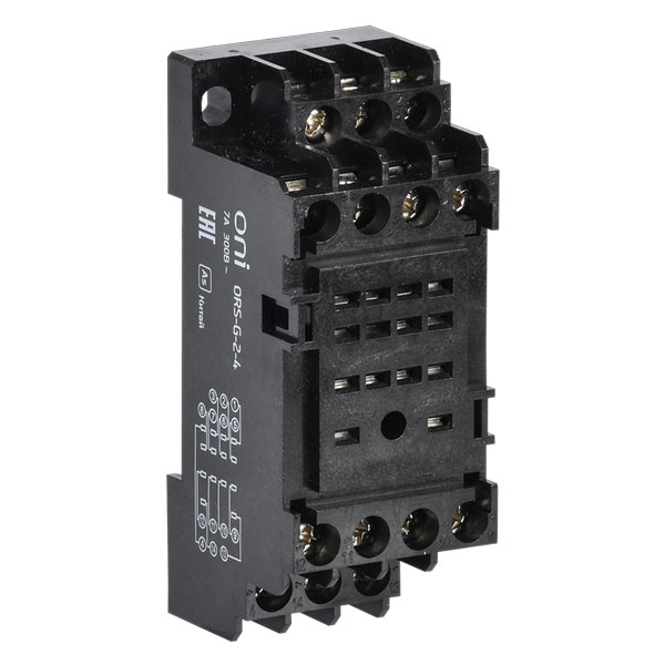 Розетка ONI (ИЭК) ORS-G-2-4 для реле OGR-2 4NO/NC