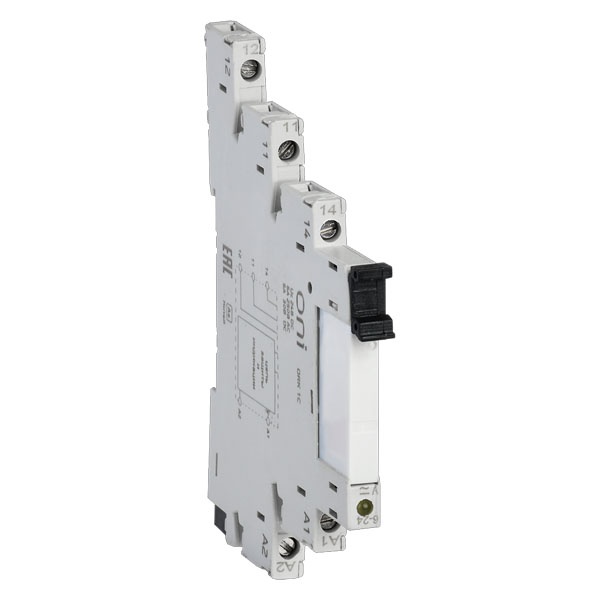 Реле интерфейсное ONI (ИЭК) ORK с розеткой 6A 1НО 24В DC