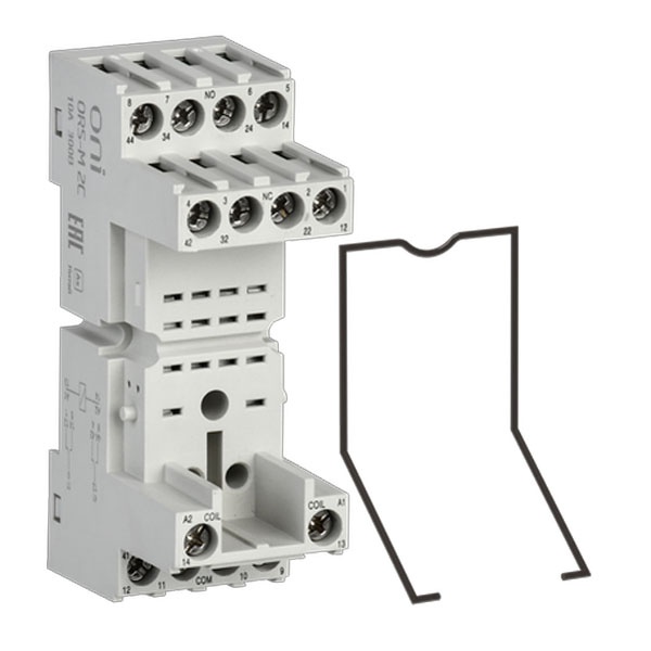 Розетка ONI (ИЭК) ORS-M для реле ORM 2НО/НЗ