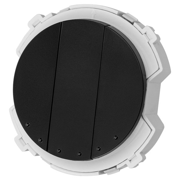 Переключатель одноклавишный TDM Байкал 16А 250В агат