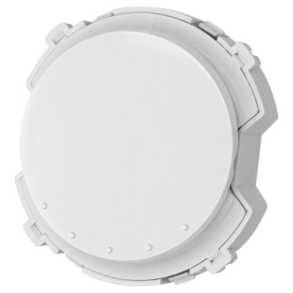 Перекрестный выключатель одноклавишный TDM Байкал 16А 250В белый