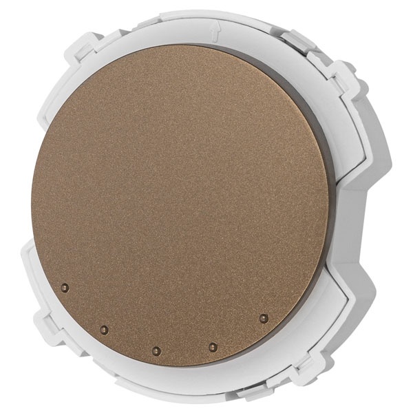 Перекрестный выключатель одноклавишный TDM Байкал 16А 250В бронза