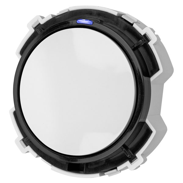 Кнопочный выключатель одноклавишный TDM Байкал 16А 250В белый