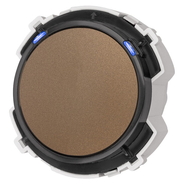 Кнопочный переключатель одноклавишный TDM Байкал 16А 250В бронза