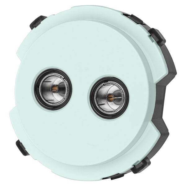 Розетка двойная TDM Байкал TV проходная фисташковый