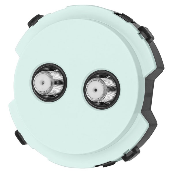 Розетка TDM Байкал TV/SAT проходная фисташковый