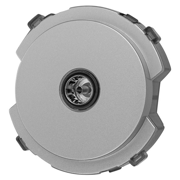 Розетка TDM Байкал TV проходная платина