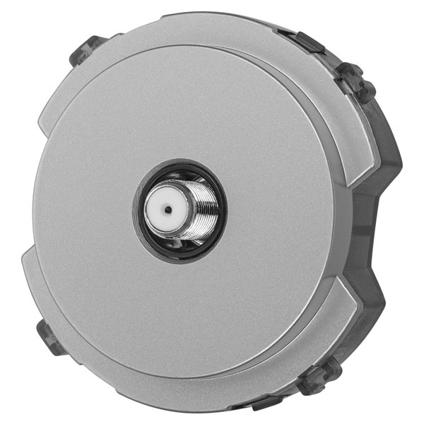 Розетка TDM Байкал TV/SAT оконечная платина