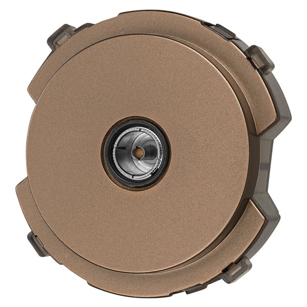 Розетка TDM Байкал TV оконечная бронза