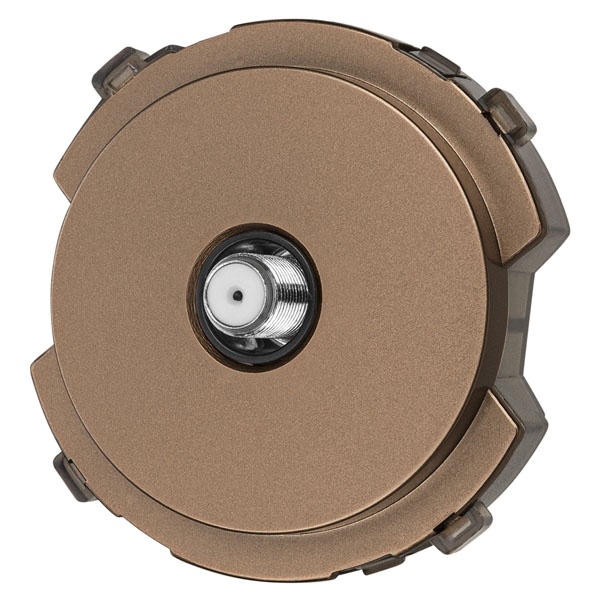 Розетка TDM Байкал TV/SAT оконечная бронза