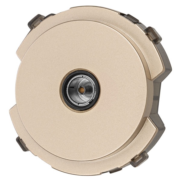 Розетка TDM Байкал TV оконечная шампань