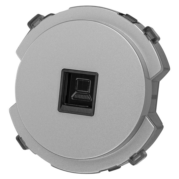 Розетка компьютерная TDM Байкал RJ45 платина