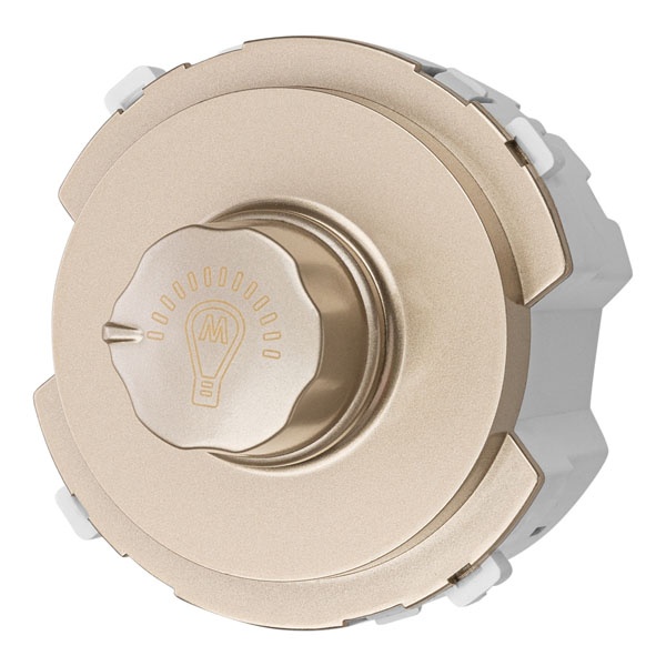 Светорегулятор TDM Байкал 500Вт универсальный поворотный шампань