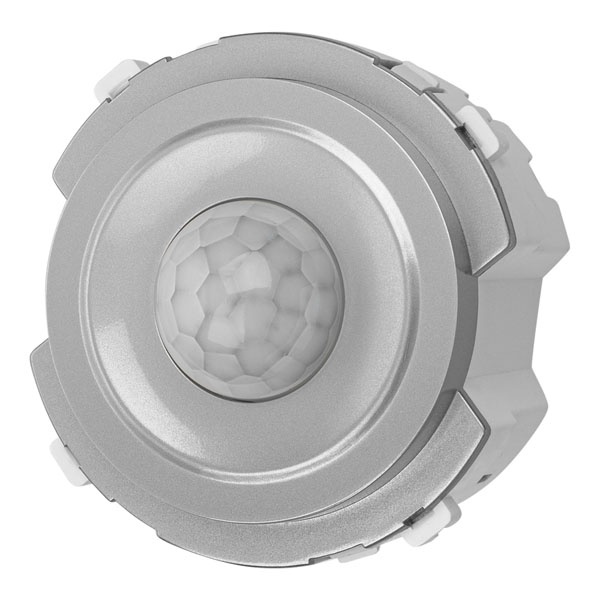 Выключатель с датчиком движения TDM Байкал 16А 250В платина