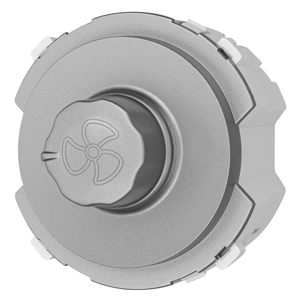 Диммер для вентилятора TDM Байкал 500Вт поворотный платина