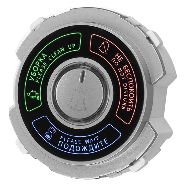 Панель TDM Байкал (Не беспокоить/ Уборка) 16А 250В платина