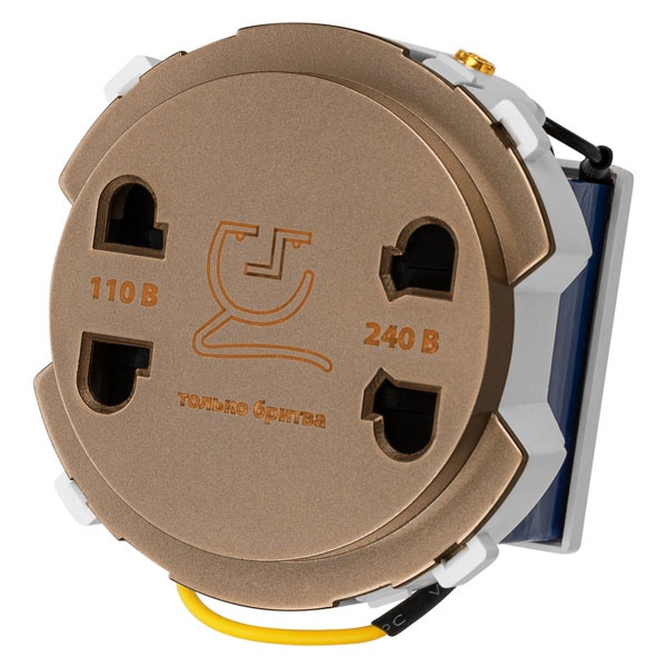 Розетка для бритвы TDM Байкал бронза