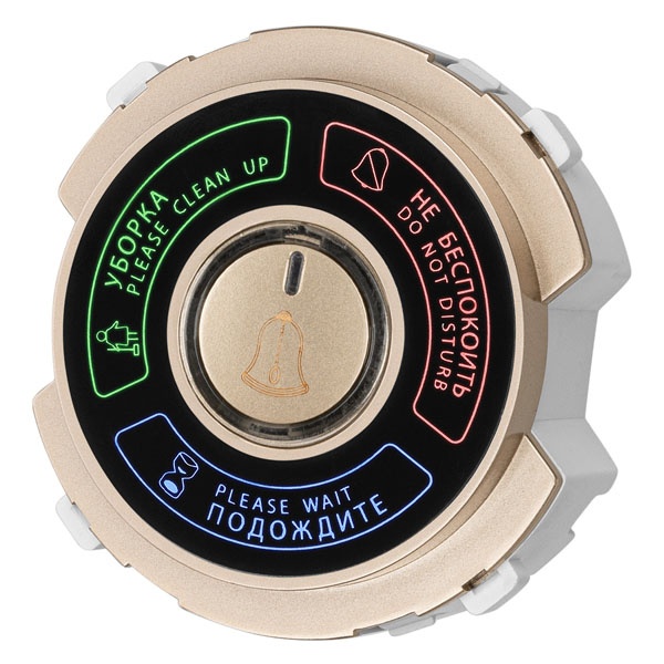 Выключатель TDM Байкал (Не беспокоить/ Уборка) 16А 250В шампань