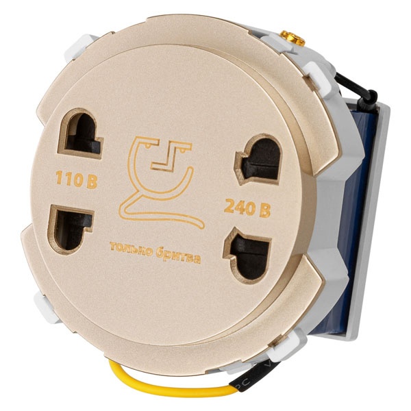 Розетка для бритвы TDM Байкал шампань