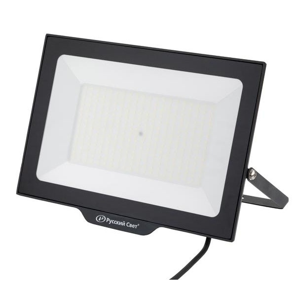Прожектор светодиодный Русский Свет СДО FL 10 C 200W 6500K VW BK CL LED IP65 черный 397x290x31.5mm