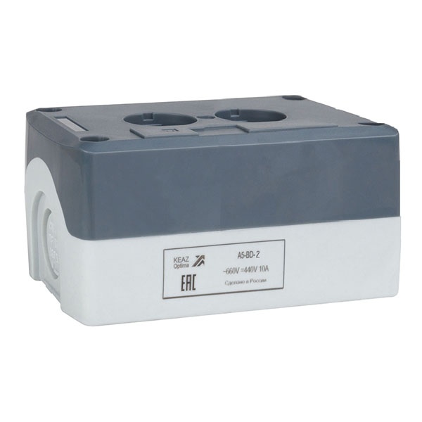 Корпус кнопочного поста КЭАЗ OptiSignal D22 A5-BD-2 2 отверстия IP65