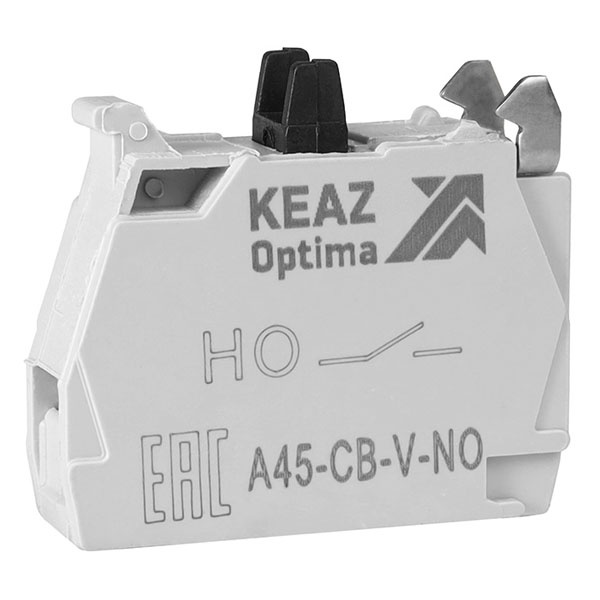 Блок контактный универсальный КЭАЗ OptiSignal D22 A45-CB-V-NO 1НО винтовой зажим