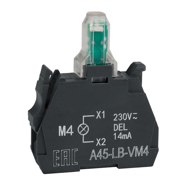 Блок световой КЭАЗ OptiSignal D22 A45-LB-VM4 230-240VAC красный