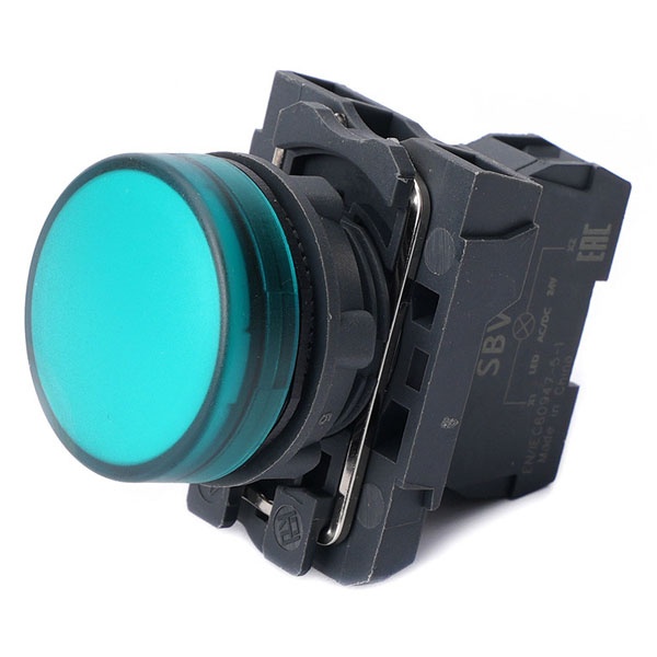 Сигнальная лампа SE в сборе модульная SB5 22мм LED 24В DC IP65 пластик зеленая