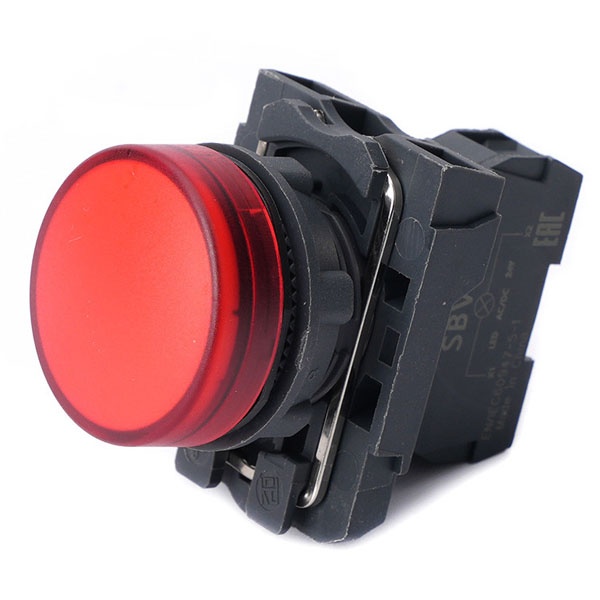 Сигнальная лампа SE в сборе модульная SB5 22мм LED 24В DC IP65 пластик красная