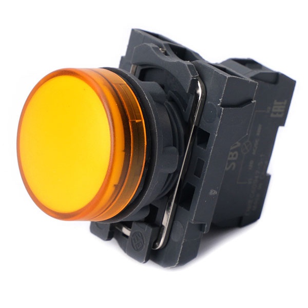 Сигнальная лампа SE в сборе модульная SB5 22мм LED 24В DC IP65 пластик желтая