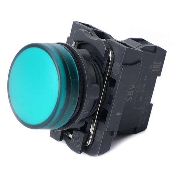 Сигнальная лампа SE в сборе модульная SB5 22мм 230-240В АС IP65 пластик зеленая