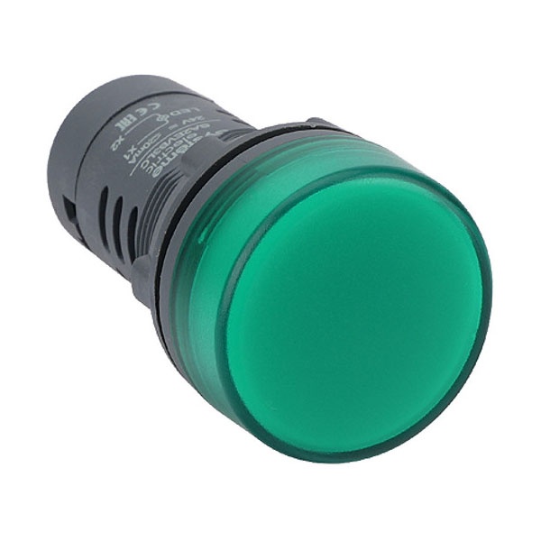 Сигнальная лампа SE в сборе моноблочная SB7 22мм LED 230В АС IP65 зеленая
