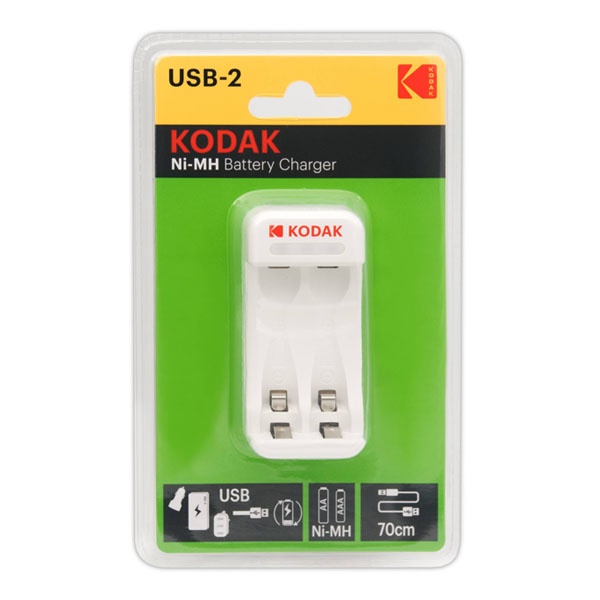 Зарядное устройство Kodak для аккумуляторов C8001B USB [K2AA/AAA]