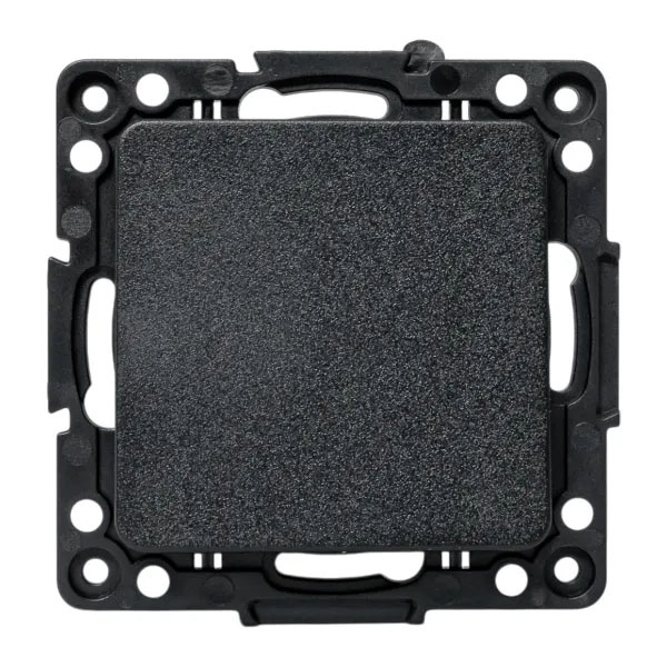 Механизм кнопки EKF 10А Стокгольм черный