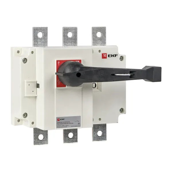 Рубильник-выключатель EKF PowerSwitch 400A 3P c рукояткой управления для прямой установки