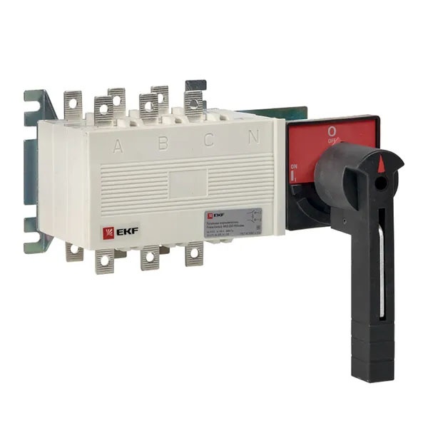 Рубильник-переключатель EKF PowerSwitch 100A 3P c рукояткой управления для прямой установки