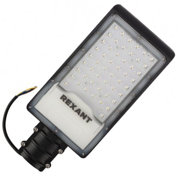 Консольный светодиодный светильник Rexant ДКУ-01 70W 5000K IP65 черный d45-50mm