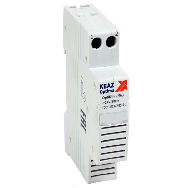 Звонок электрический модульный КЭАЗ OptiDin ZM63-24AC-УХЛ3