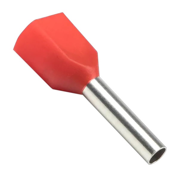 Наконечник штыревой втулочный изолированный двойной EKF НШВИ2 1.0-10 мм2 (50шт)