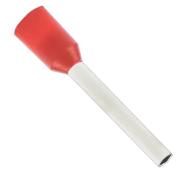 Наконечник штыревой втулочный изолированный EKF НШВИ 1,0-12 (50шт)