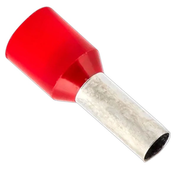 Наконечник штыревой втулочный изолированный EKF НШВИ 10,0-12 (50шт)