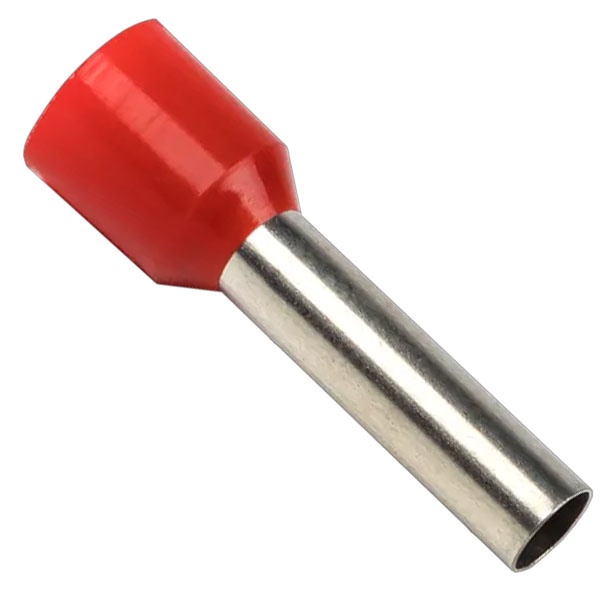 Наконечник штыревой втулочный изолированный EKF НШВИ 10,0-18 (50шт)