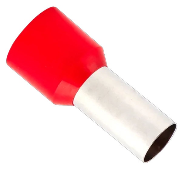 Наконечник штыревой втулочный изолированный EKF НШВИ 35,0-16 (50шт)