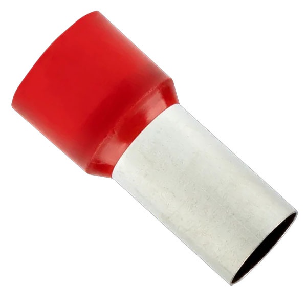 Наконечник штыревой втулочный изолированный EKF НШВИ 95-25 (50шт)